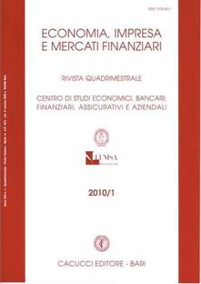 Grandtoureventi.it Economia, impresa e mercati finanziari (2010). Vol. 1 Image