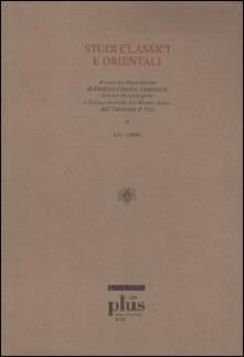 Studi classici e orientali (2008). Vol. 54.pdf