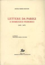 Libro Lettere da Parigi a mons. Domenico Federici (1683-1688) Angelo M. Ranuzzi