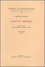 Libro Scritti minori. Vol. 1 Gaetano De Sanctis