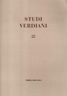 Listadelpopolo.it Studi verdiani. Vol. 22 Image