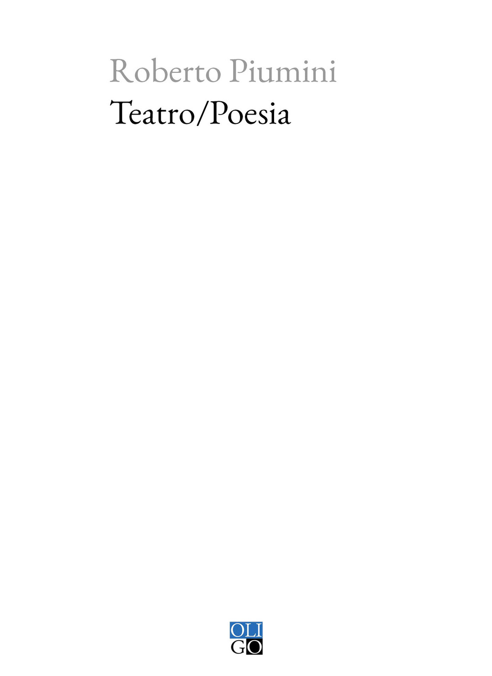 Image of Teatro/poesia