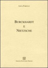 Libro Burckhardt e Nietzsche Luca Farulli