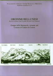 Copertina  Gruppo delle Marmarole, versante sud, Comune di Calalzo di Cadore