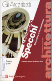 Copertina  Alessandro Specchi : alternativa al borrominismo