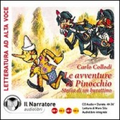 Copertina  Le avventure di Pinocchio [Audioregistrazione] : storia di un burattino : audiolibro integrale