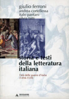 Storia e testi della letteratura italiana. Vol. 4: Letà delle guerre dItalia (1494-1559)..pdf