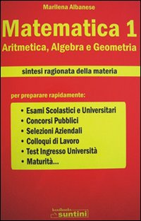 Image of Matematica. Vol. 1: Aritmetica, algebra e geometria.