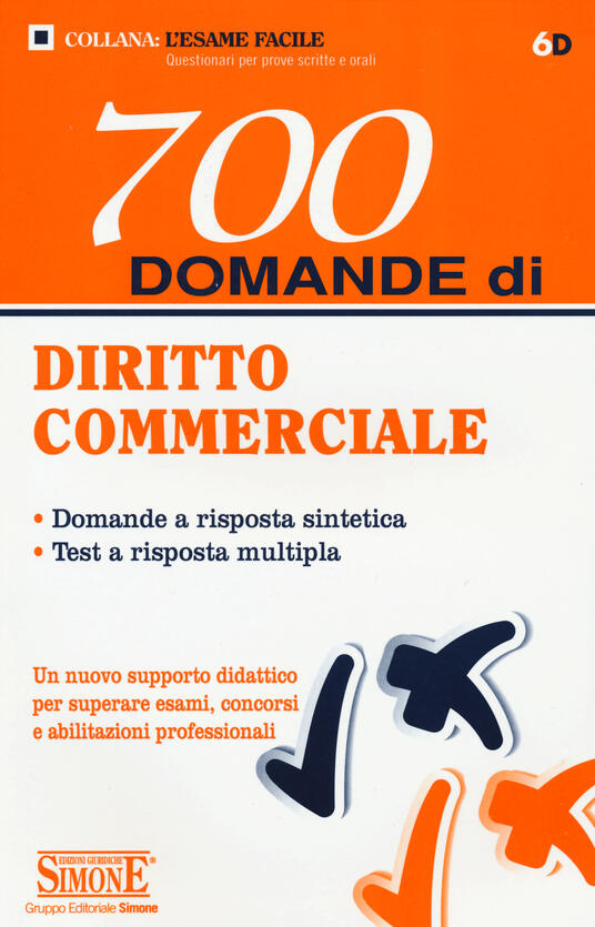 700 domande di diritto commerciale - Libro - Edizioni Giuridiche Simone