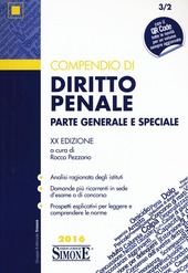 Copertina  Compendio di diritto penale : parte generale e speciale