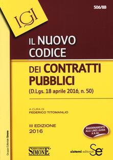 Il Nuovo codice dei contratti pubblici. Con aggiornamento online.pdf