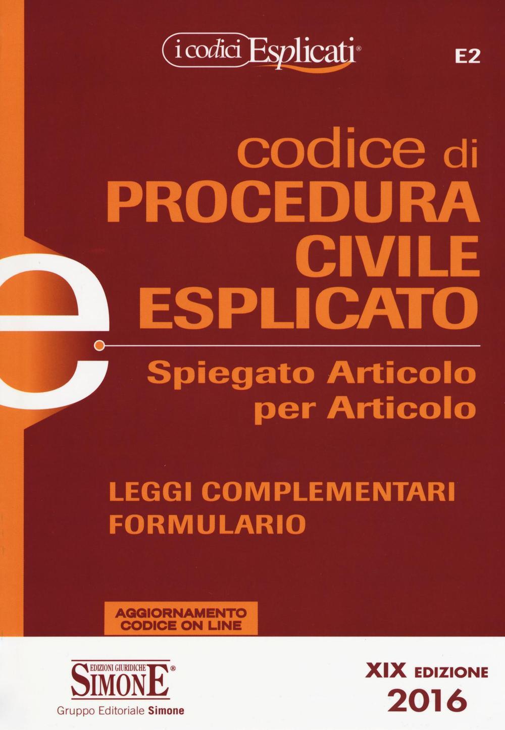 Codice Di Procedura Civile Spiegato Articolo Per Articolo - Libro ...