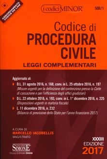 Codice di procedura civile. Leggi complementari. Ediz. minor.pdf