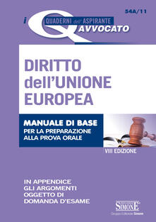 Diritto dellUnione Europea. Manuale di base per la preparazione alla prova orale.pdf