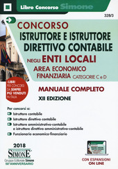 Copertina  Concorso istruttore e istruttore direttivo contabile negli enti locali : area economico finanziaria, categorie C e D : manuale completo