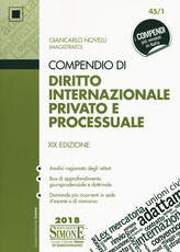 Libro Compendio di diritto internazionale privato e processuale Giancarlo Novelli