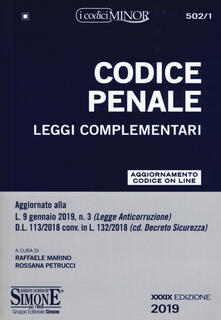 Codice penale. Leggi complementari. Ediz. minor. Con espansione online.pdf