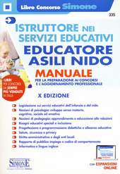 Copertina  Istruttore nei servizi educativi : educatore negli asili nido : manuale per la preparazione ai concorsi e per l'aggiornamento professionale