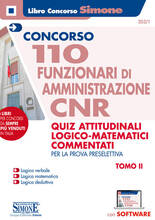 Libro Concorso CNR. 110 funzionari di amministrazione. Quiz attitudinali logico matematici commentati. Per la prova preselettiva