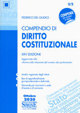 Libro Compendio di diritto costituzionale Federico Del Giudice