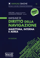 Libro Manuale di diritto della navigazione marittima, interna e aerea Aldo Fiale Massimiliano Grimaldi