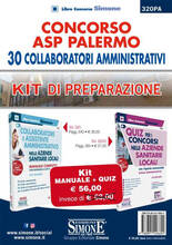 Libro Concorso ASP Palermo. 30 collaboratori amministrativi. Kit di preparazione. Manuale + Quiz. Con espansione online. Con software di simulazione