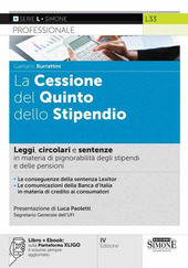 Copertina  La cessione del quinto dello stipendio
