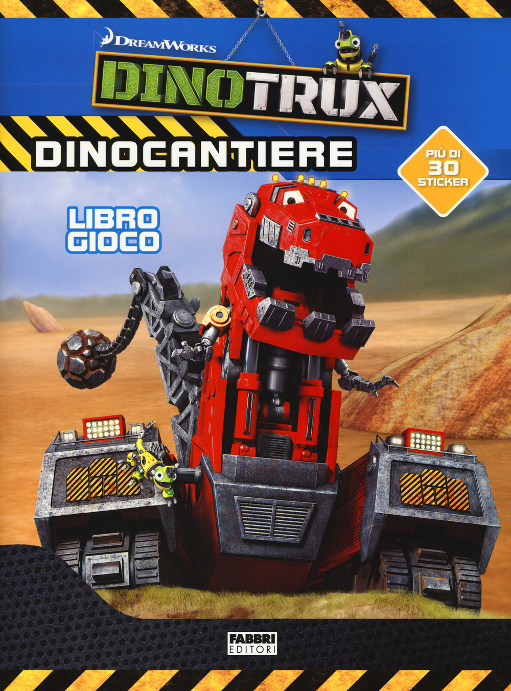 Image of Dinocantiere. Dinotroux. Libro gioco. Con adesivi. Ediz. a colori
