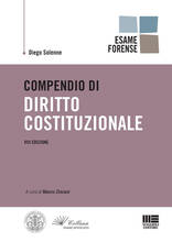 Libro Compendio di diritto costituzionale Diego Solenne