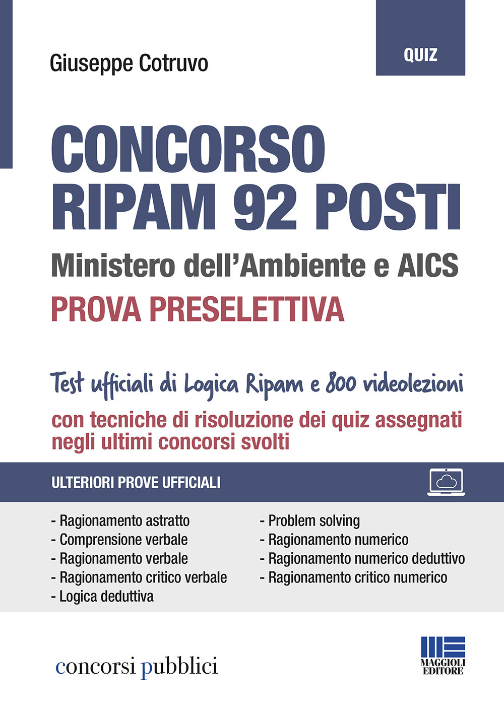 Image of Concorso RIPAM 92 posti. Ministero dell'Ambiente e AICS. Prova preselettiva. Con espansione online