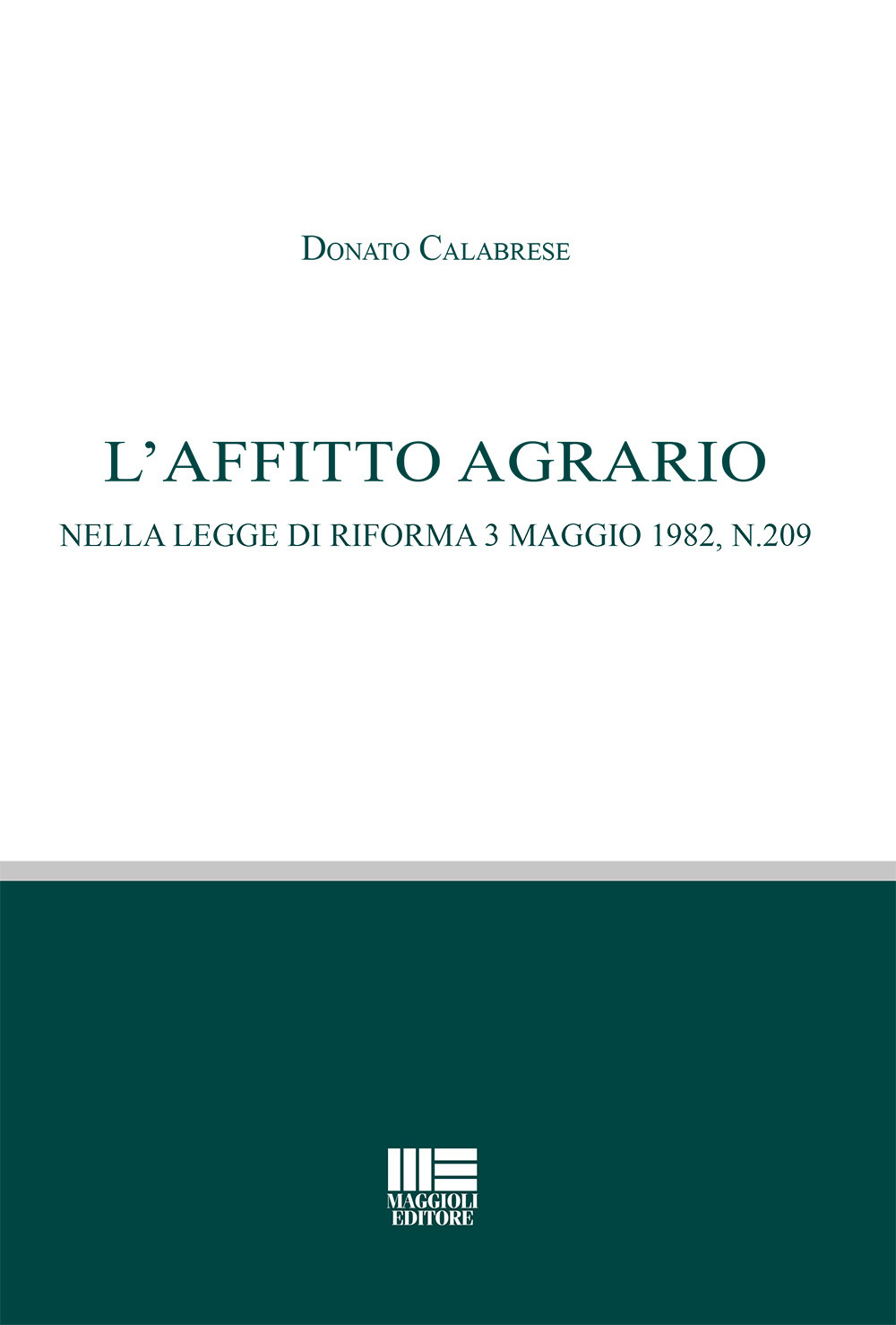 Image of L' affitto agrario