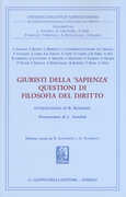 Libro Giuristi della «Sapienza». Questioni di filosofia del diritto