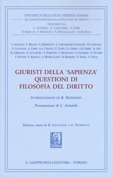 Giuristi della «Sapienza». Questioni di filosofia del diritto.pdf