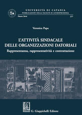 Libro Attività sindacale delle organizzazioni datoriali Veronica Papa