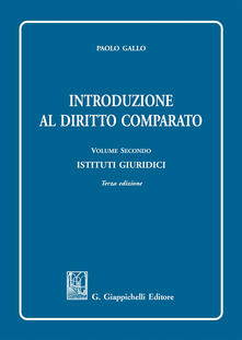 Vitalitart.it Introduzione al diritto comparato. Vol. 2: Istituti giuridici. Image
