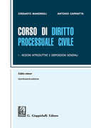 Libro Corso di diritto processuale civile. Ediz. minore. Vol. 1: Nozioni introduttive e disposizioni generali. Crisanto Mandrioli Antonio Carratta