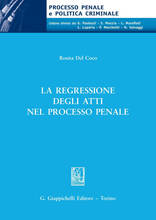 Libro La regressione degli atti nel processo penale Rosita Del Coco