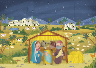 Libro Storia del Natale. Calendario d'Avvento