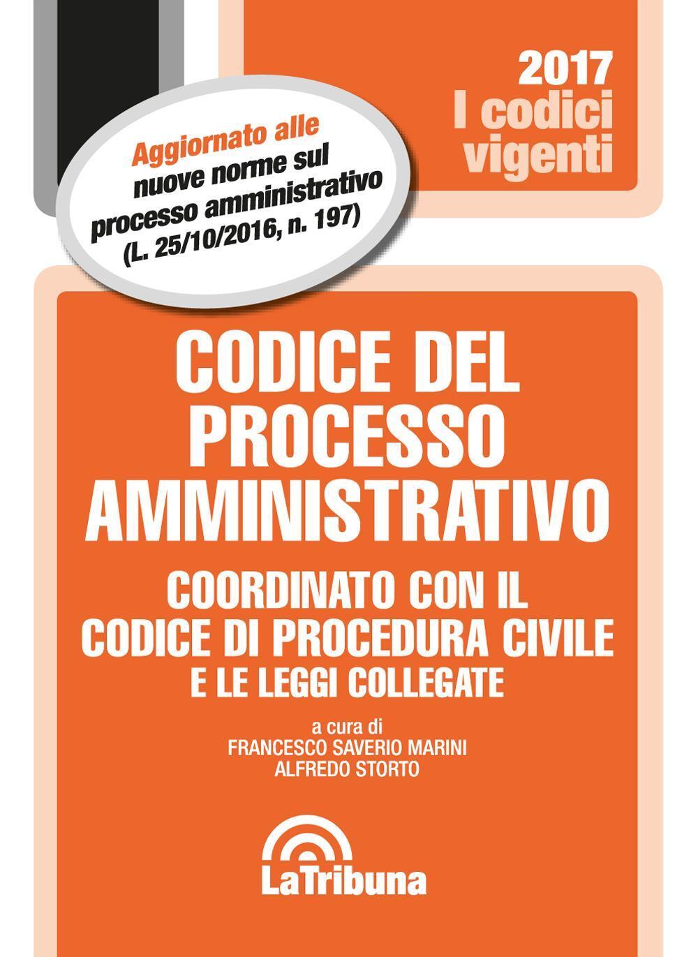 Codice Del Processo Amministrativo. Coordinato Con Il Codice Di ...