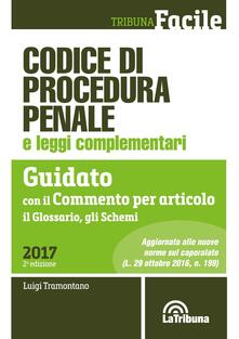 Codice di procedura penale e leggi complementari. Guidato con il commento per articolo, il glossario, gli schemi.pdf