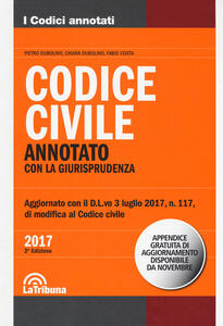 Codice Civile. Annotato Con La Giurisprudenza - Pietro Dubolino ...