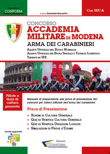 Concorso Accademia Militare di Modena. Arma Dei Carabinieri. Prova di preselezione.pdf