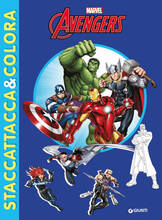 Libro Avengers. Staccattacca e colora. Ediz. illustrata