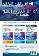 Libro EdiTEST. Kit completo medicina, odontoiatria, veterinaria. Teoria, esercizi svolti, prove ufficiali commentate e simulazioni d'esame per i test di accesso. Con ebook