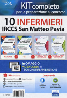 Kit completo per la preparazione al concorso 10 infermieri IRCCS San Matteo Pavia. Con e-book. Con software di simulazione.pdf