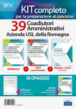 Libro Kit concorso 39 Coadiutori Amministrativi Azienda USL Romagna. Manuali di teoria ed esercizi commentati per la preparazione completa. Con e-book. Con software di simulazione Francesco Esposito