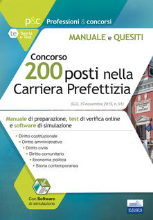 Concorso 200 posti nella carriera prefettizia. Con software di simulazione.pdf