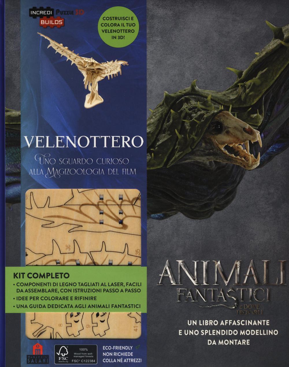 Velenottero Animali fantastici e dove trovarli Uno sguardo curioso alla magizoologia del film Jody Revenson Libro Magazzini Salani