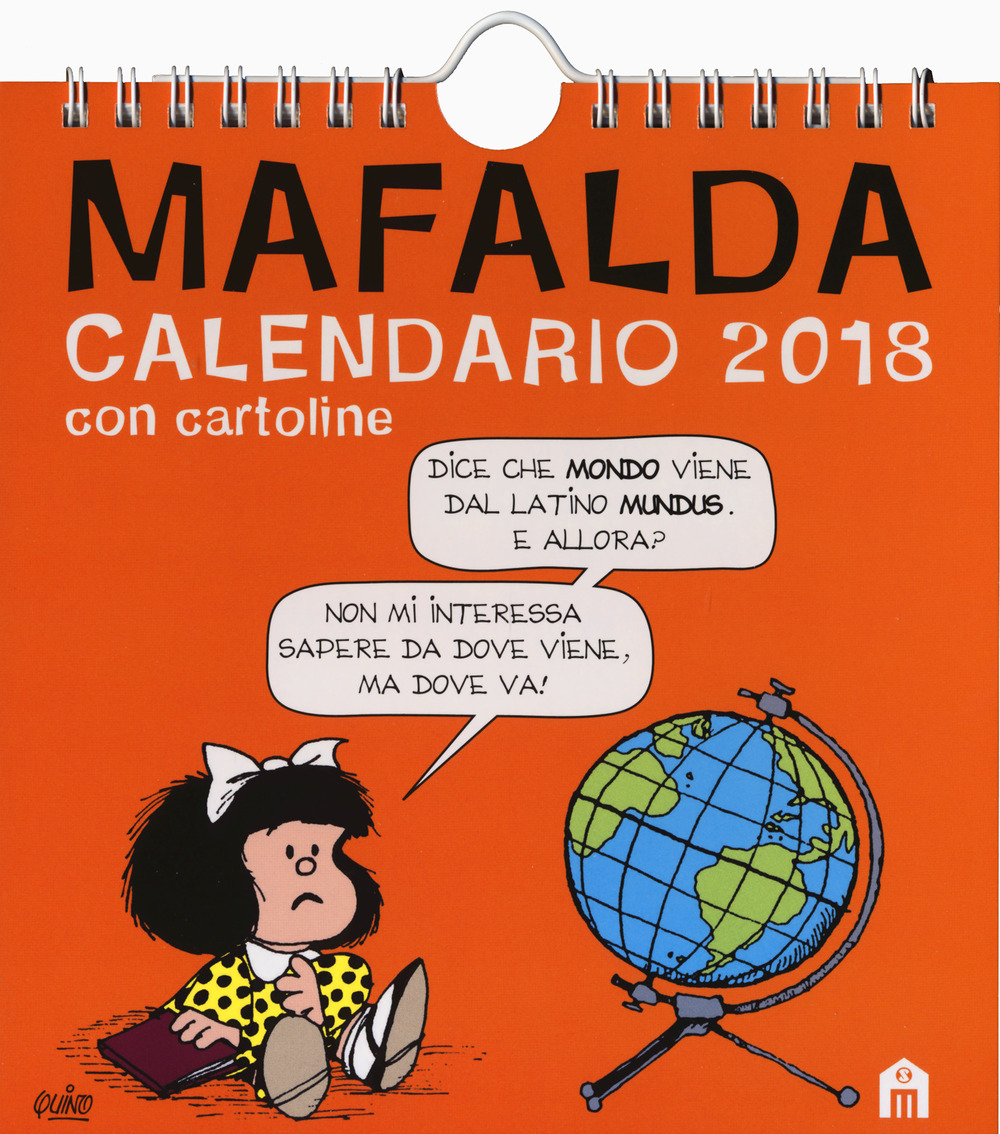 Image of Calendario con cartoline 2018 Mafalda