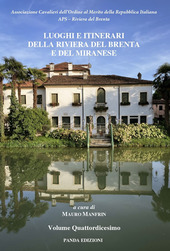 Copertina  Luoghi e itinerari della Riviera del Brenta e del miranese. Volume quattordicesimo
